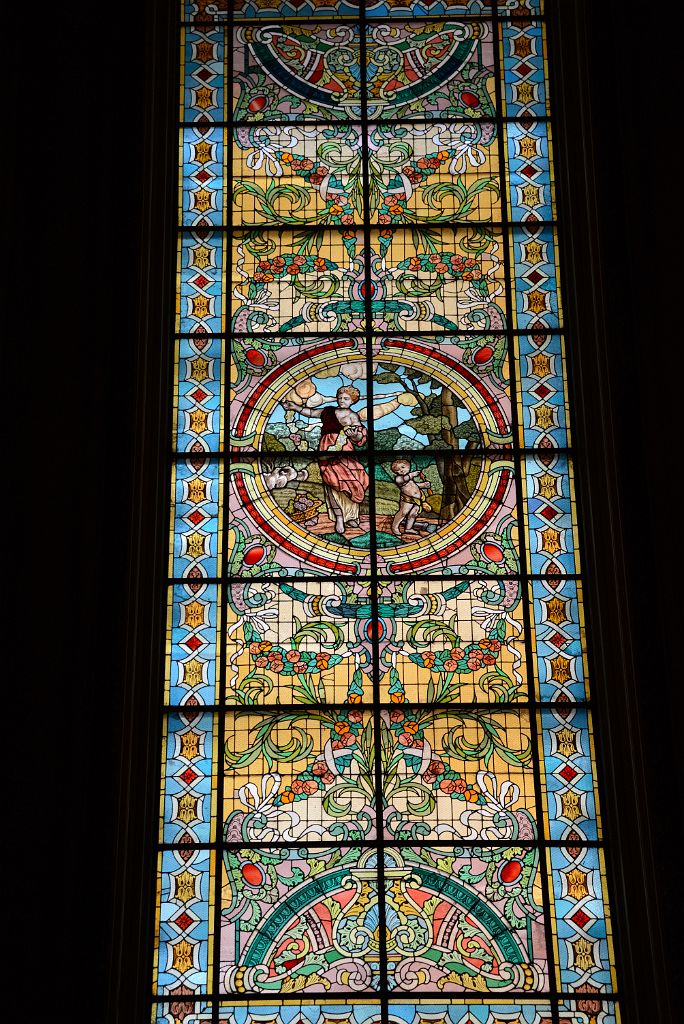 31 Stained Glass Ceiling Above The Golden Room Salon Dorado Teatro Colon Buenos Aires